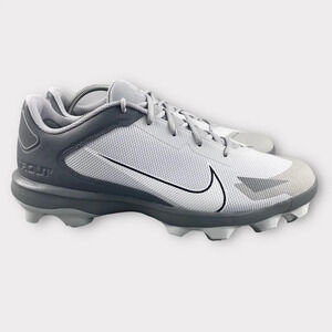 New nike force Trout 8 Pro Molded Baseball Cleats Mens 13 Shoes Grey White Sport